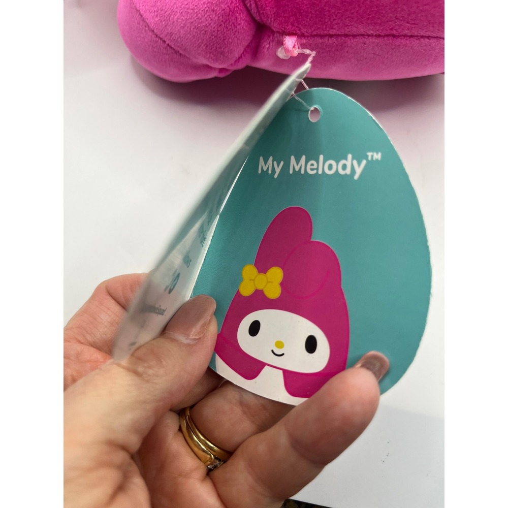 Squishmallows My Melody Hello‎ Kitty and Friends Plush Pink Bunny Y 7 Inch New - Picture 8 of 8